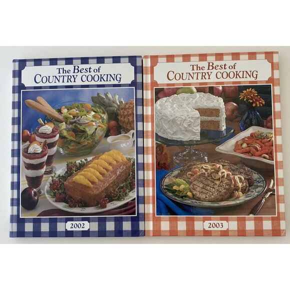 Other - Best of Country Cooking 2002 and 2003 Hardcover Books Lot of 2
